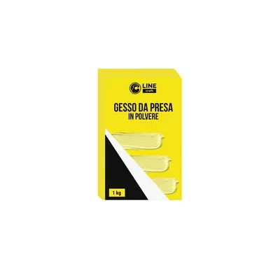 C GESSO DA PRESA IN POLVERE 1 KG PURE (12,0 PZ)