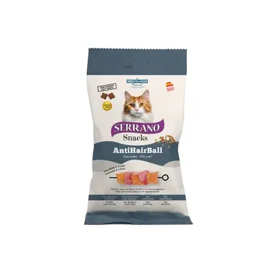 SERRANO SNACK GATTO 50G HAIRBALL SALM/TONNO (12,0 PZ)
