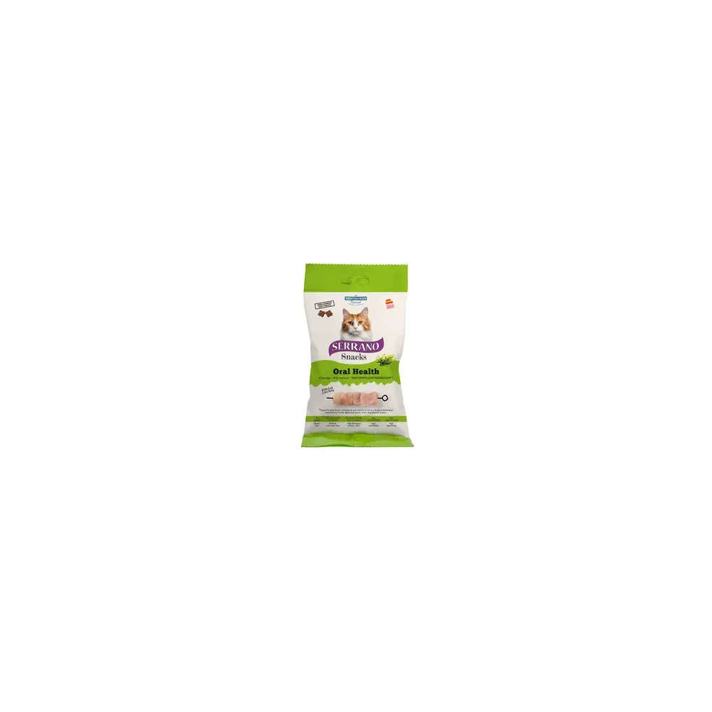 SERRANO SNACK GATTO 50G IGIENE ORALE POLLO (12,0 PZ)