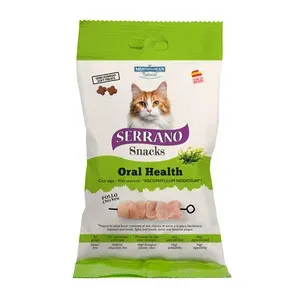 SERRANO SNACK GATTO 50G IGIENE ORALE POLLO (12,0 PZ)