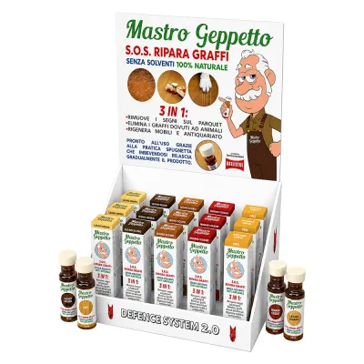 ESPOSITORE 'MASTRO GEPPETTO RIPARA GRAFFI' 15 pz