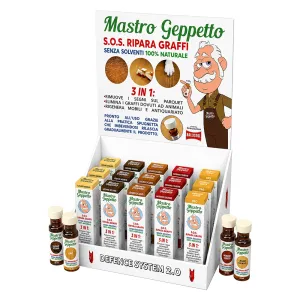 ESPOSITORE 'MASTRO GEPPETTO RIPARA GRAFFI' 15 pz