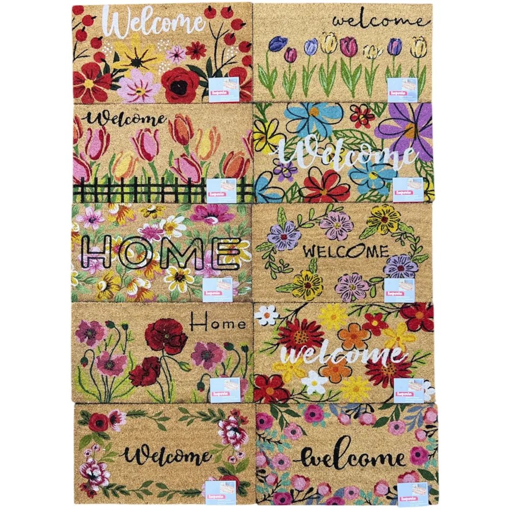 ZERBINO ELEGANT COCCO RETTANG. 40X70 CM ASSORTITO (10,0 PZ)