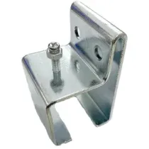 STAFFA FISSAGGIO A PARETE BINARIO PORTA SCORREVOLE (10,0 PZ)