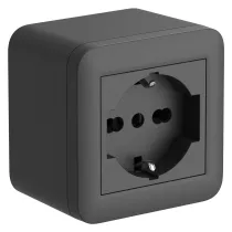 CONTENITORE 'FIXA' presa P40 - col.nero
