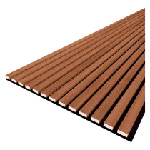 PANNELLO FONOASSORBENTE A DOGHE 'BELLA PRO' colore teak