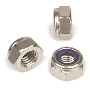 DADO AUTOBLOCCANTE ESAGONALE BASSO M  6 MM INOX A2 UNI7474 (1000,0 PZ)