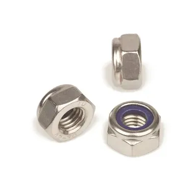 DADO AUTOBLOCCANTE ESAGONALE BASSO M  8 MM INOX A2 UNI7474 (500,0 PZ)