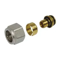 RACCORDO A COMPRESSIONE PER TUBO MULTISTRATO ART.595M