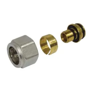 RACCORDO A COMPRESSIONE PER TUBO MULTISTRATO ART.595M