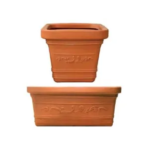 FIORIERA IN PLASTICA FESTONATA DOPPIO BORDO