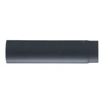 TUBO PORCELLANATO PESANTE PER STUFE A LEGNA NERO OPACO