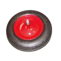RUOTA PER CARRIOLA PNEUMATICA PERNO MM.12X210