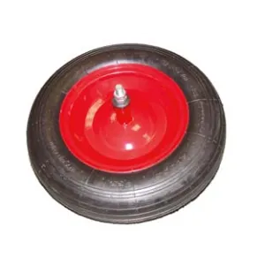RUOTA PER CARRIOLA PNEUMATICA PERNO MM.12X210
