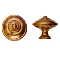 POMOLI PER MOBILI MOD.24499 IN OTTONE ANTICATO