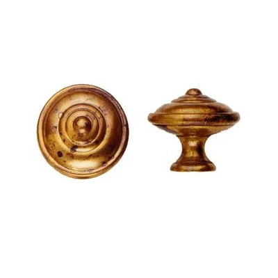 POMOLI PER MOBILI MOD.24499 IN OTTONE ANTICATO