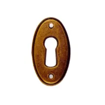BOCCHETTE PER MOBILI OVALI MOD.30625 IN OTTONE ANTICATO