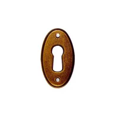 BOCCHETTE PER MOBILI OVALI MOD.30625 IN OTTONE ANTICATO