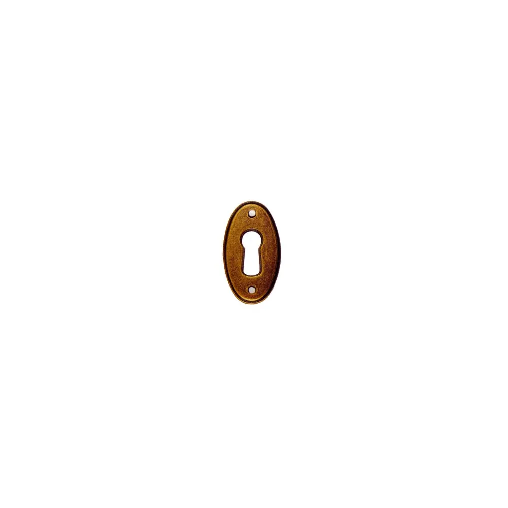 BOCCHETTE PER MOBILI OVALI MOD.30625 IN OTTONE ANTICATO