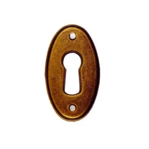 BOCCHETTE PER MOBILI OVALI MOD.30625 IN OTTONE ANTICATO