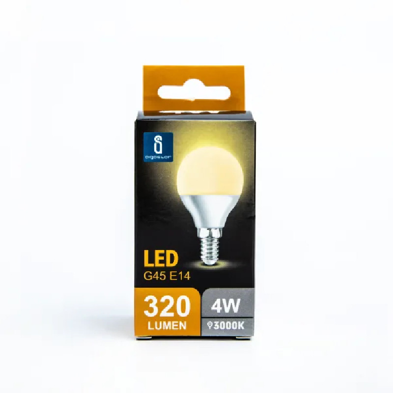 LED G45 E14 4W (4W, E14, 3000K)