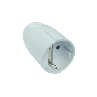 PRESA SCHUKO 2P+T BIANCA