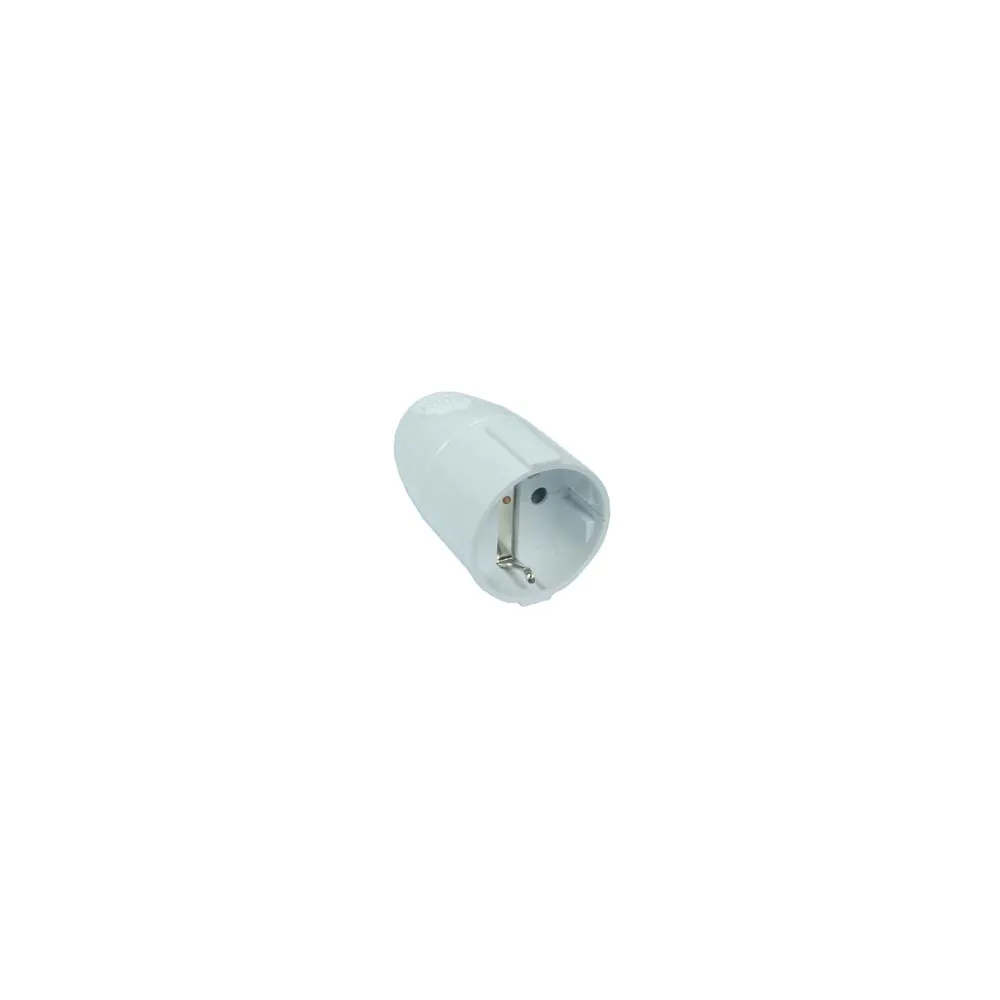 PRESA SCHUKO 2P+T BIANCA