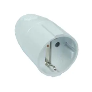 PRESA SCHUKO 2P+T BIANCA