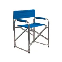 SEDIA REGISTA IN ALLUMINIO BLU