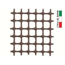 RETE IN PLASTICA QUADRA MARRONE MM.10X10