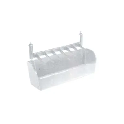 MANGIATOIA ANTISPRECO CON FERRI CM.20X6X4 PER GABBIA UCCELLI