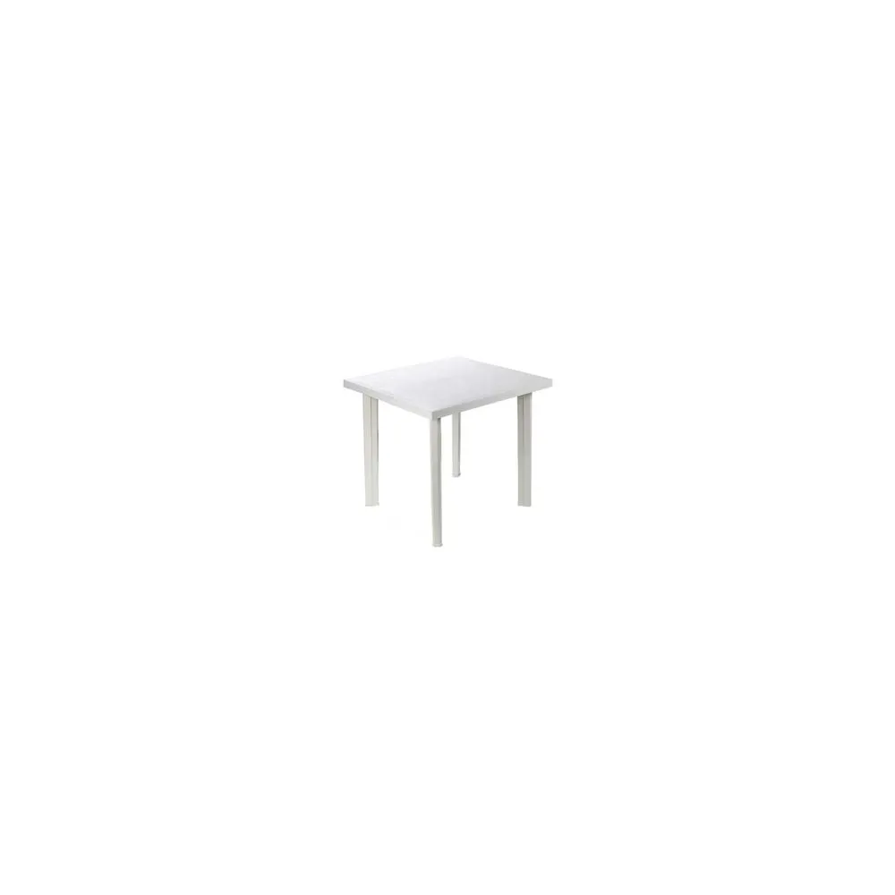 TAVOLO DA GIARDINO "FIOCCO" BIANCO CM.80X75X72H.