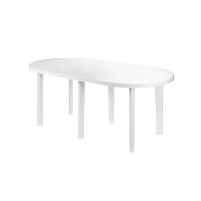 TAVOLO DA GIARDINO "TAVOLO 180" BIANCO CM.181X90X72H.