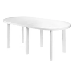 TAVOLO DA GIARDINO "TAVOLO 180" BIANCO CM.181X90X72H.