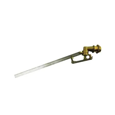 GALLEGGIANTE IN OTTONE 5 COPIGLIE CON ASTA PIATTA INOX ART.274A