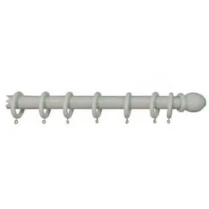 BASTONE IN LEGNO SENZA SUPPORTI Ø MM.35 BIANCO
