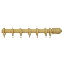 BASTONE IN LEGNO SENZA SUPPORTI Ø MM.35 NATURALE