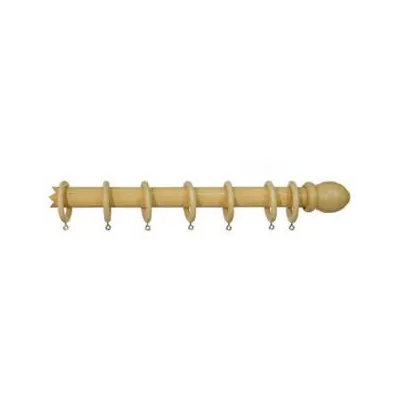BASTONE IN LEGNO SENZA SUPPORTI Ø MM.35 NATURALE
