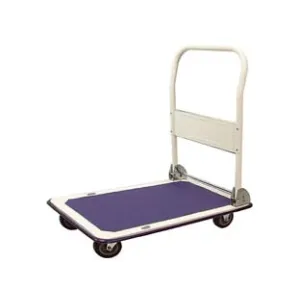 CARRELLO PORTATUTTO A 4 RUOTE MANUBRIO PIEGHEVOLE PORTATA KG.150