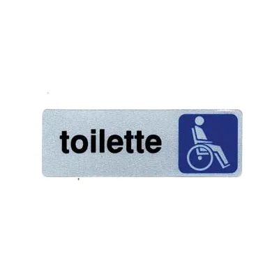 TARGHETTA ADESIVA "TOILETTE DISABILI"