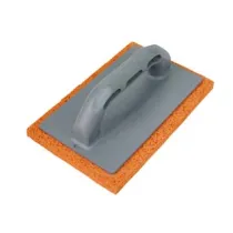 FRATTONE IN SPUGNA ARANCIO MANICO PLASTICA