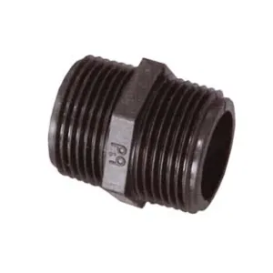 NIPLES (PP) FILETTATO MASCHIO MASCHIO IN POLIPROPILENE