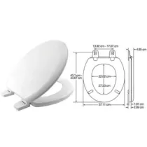 SEDILE WC UNIVERSALE POLIVER "PROSEAT"