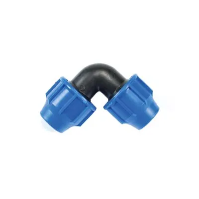 RACCORDO A COMPRESSIONE GOMITO 90° PN16