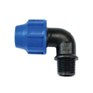 RACCORDO A COMPRESSIONE GOMITO 90° MASCHIO PN16