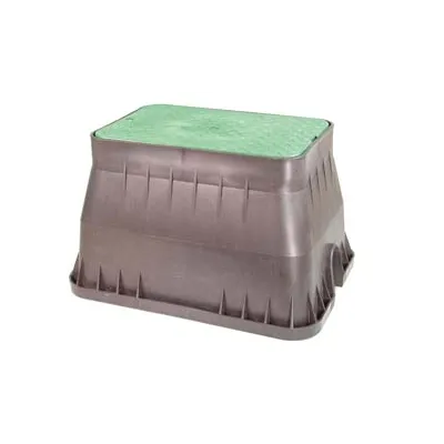 POZZETTO PVC RETTANGOLARE CON COPERCHIO