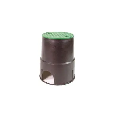 POZZETTO PVC TONDO CON COPERCHIO