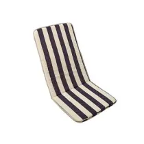 CUSCINO CIPRO A RIGHE BLU PER SEDIA RIPIEGABILE