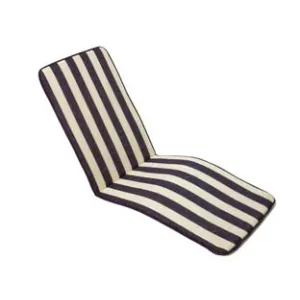 CUSCINO CAPRI A RIGHE BLU PER POLTRONA PIEGHEVOLE
