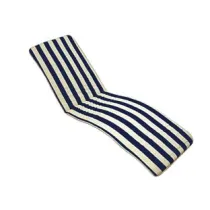 CUSCINO TENERIFE A RIGHE BLU PER LETTINO PIEGHEVOLE